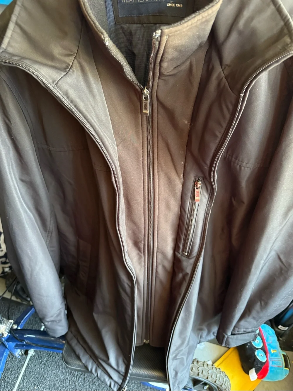 Weatherproof Men’s Dark Brown Weather-Resistant Jacket - Picture 5 of 7
